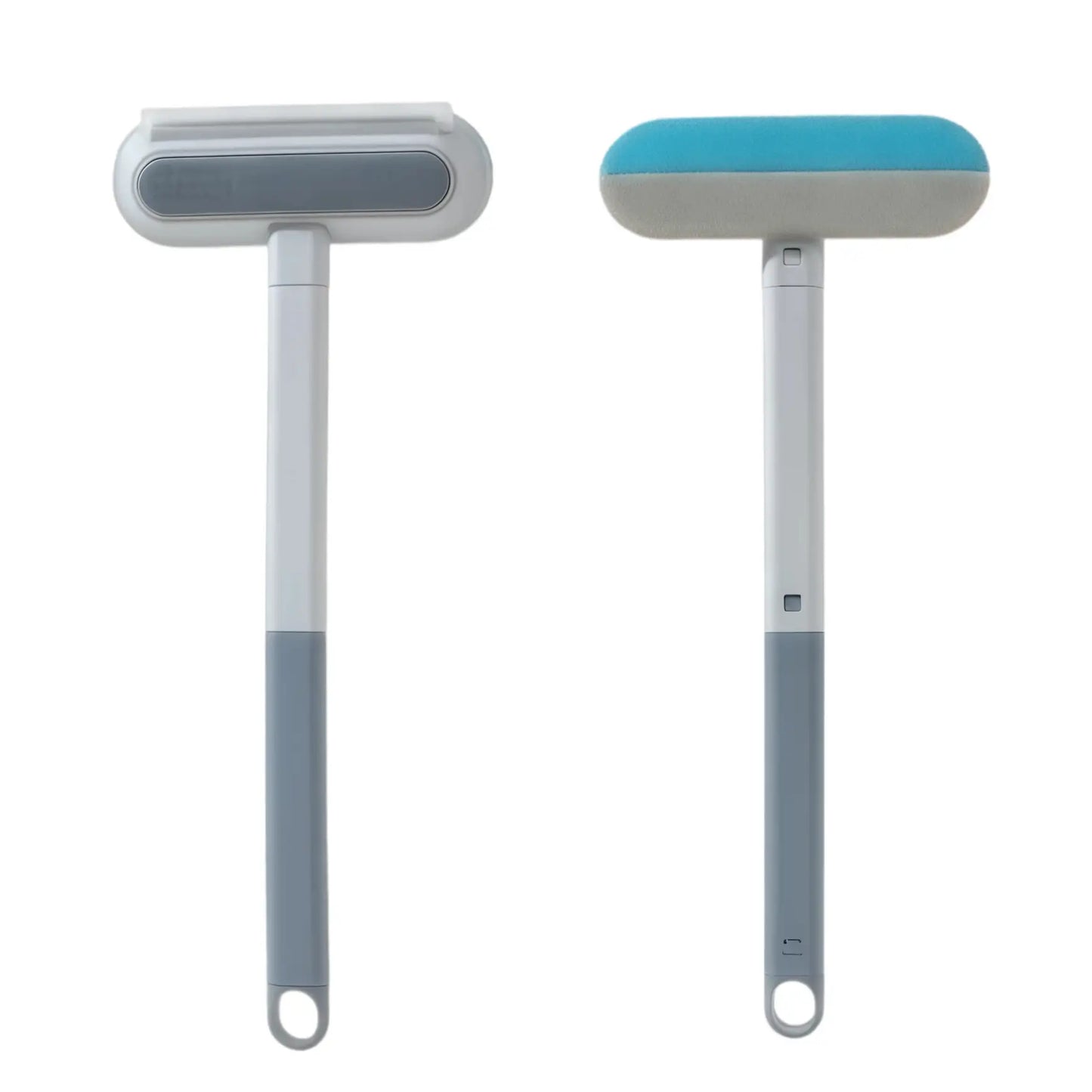 Upgraded Pet Hair Remover for Dog & Cat Hair, Reusable Lint Brush with Adjustable Long Handle, Portable Fur Remover Tool for Sofa Couch Furniture Carpet Bedding Clothes Car Seats, Washable Multi Surface Hair Removal Cleaner, 4 in 1 Design