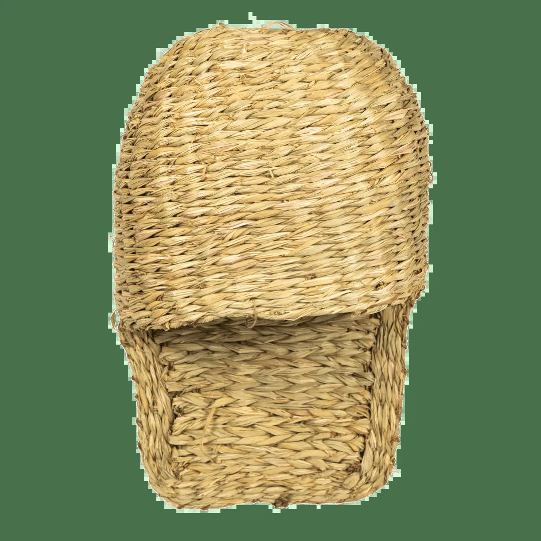 Tiny Paws Seagrass Snuggle Slipper, Natural Small Animal Rest Spot, Encourages Natural Instincts, Doubles as Shelter and Enrichment, Nesting Safe Habitat