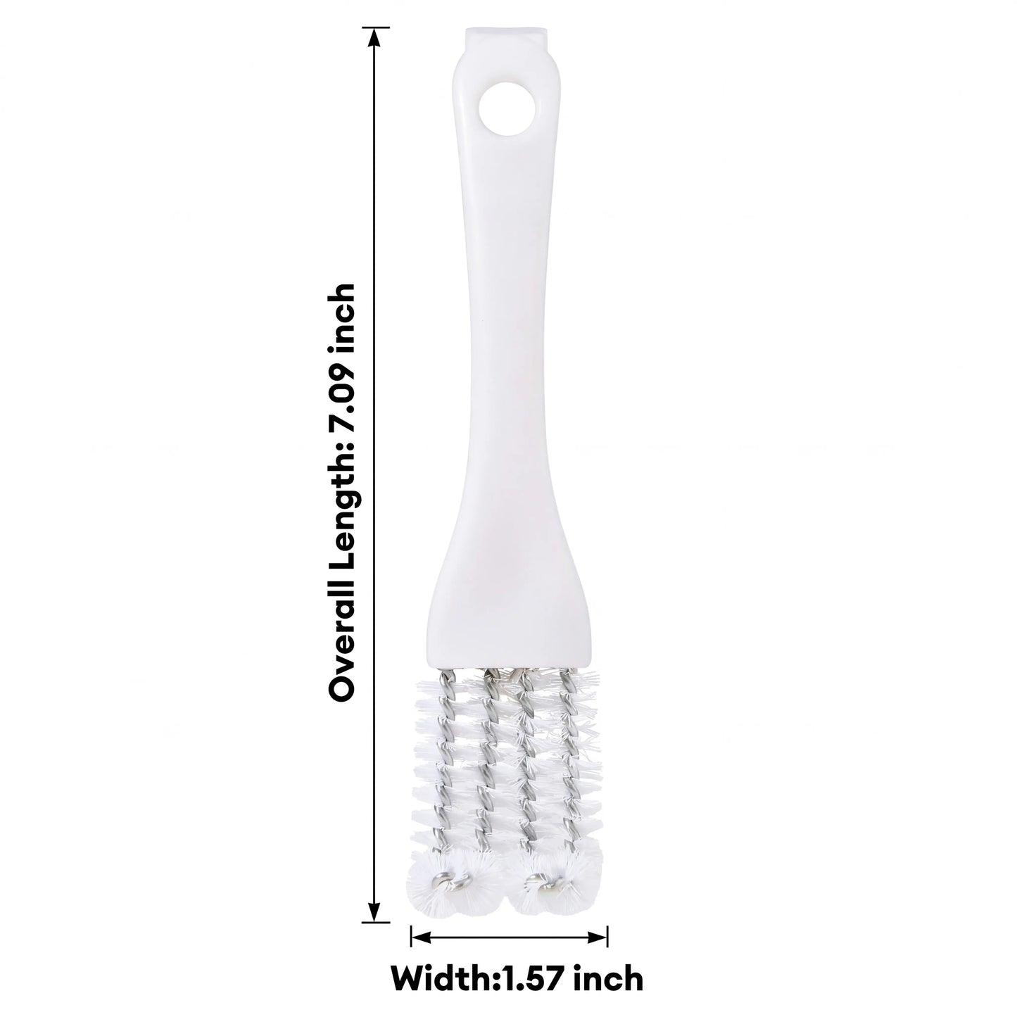 Bucatstate All-In-1 Bird Cage Cleaning Kit - Angled Brush, Poop Scraper for Parrot Cages & Accessories, Bird-Safe Steel Parts, Deep-Scrubbing for Owner Daily Spot Cleans