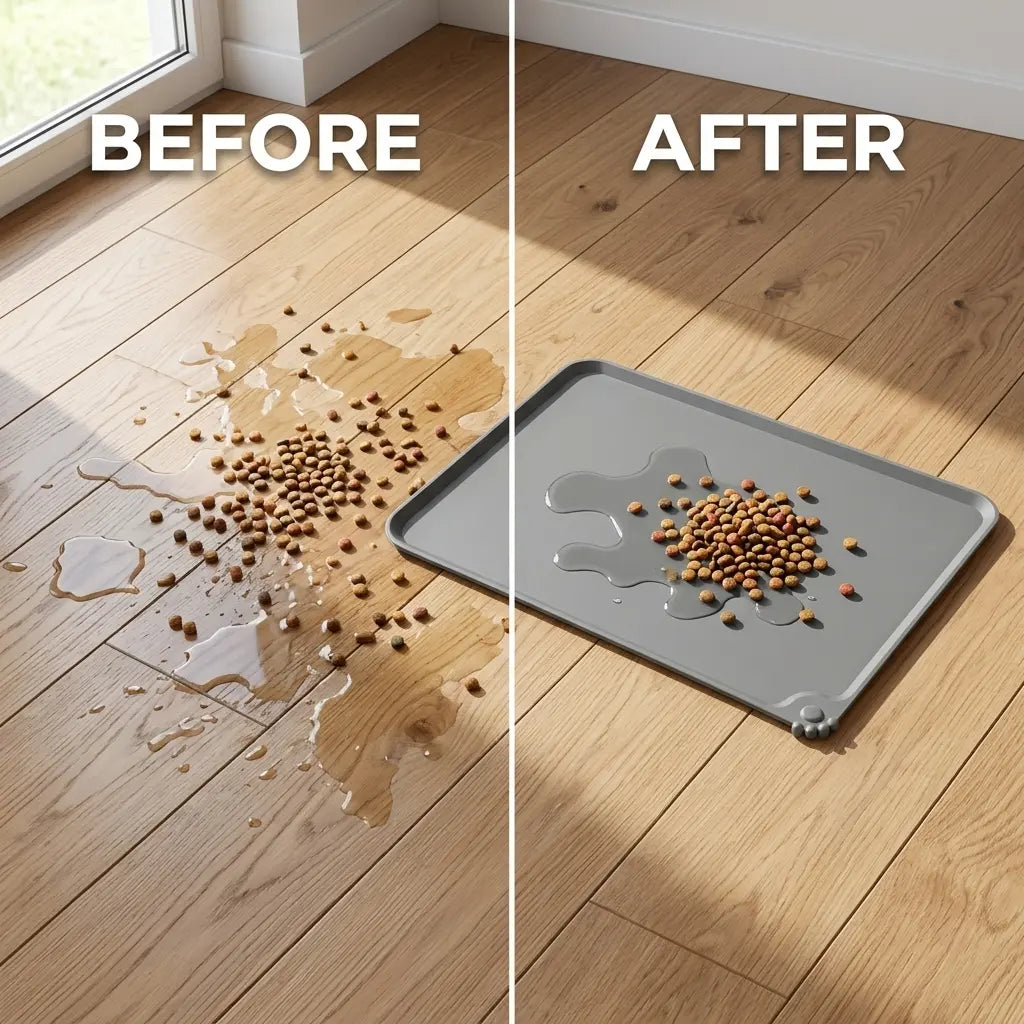 Premium Waterproof Silicone Pet Feeding Mat for Dogs and Cats