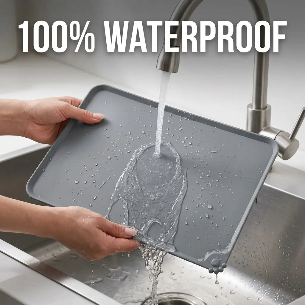 Premium Waterproof Silicone Pet Feeding Mat for Dogs and Cats